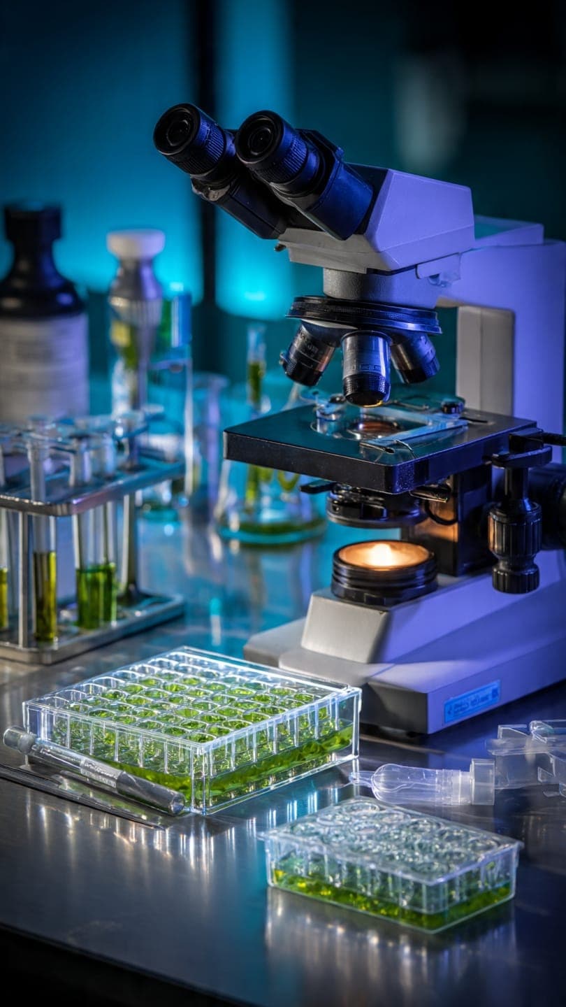 Microscopy analysis of natural-product samples in the CLINX laboratory