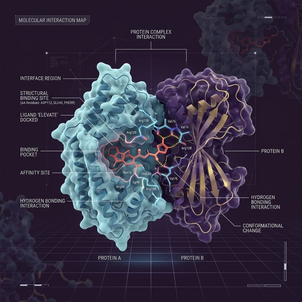 Molecular interaction map